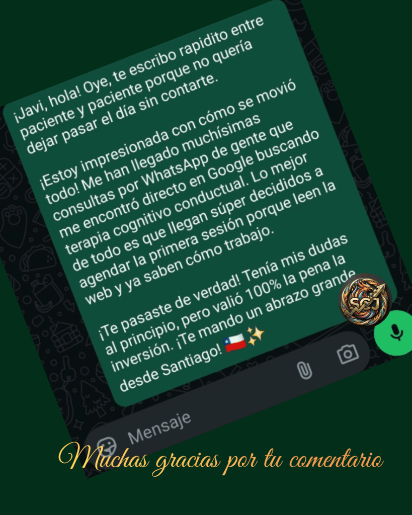Cliente muy contento al aumentar su cartera de clientes en su consultorio