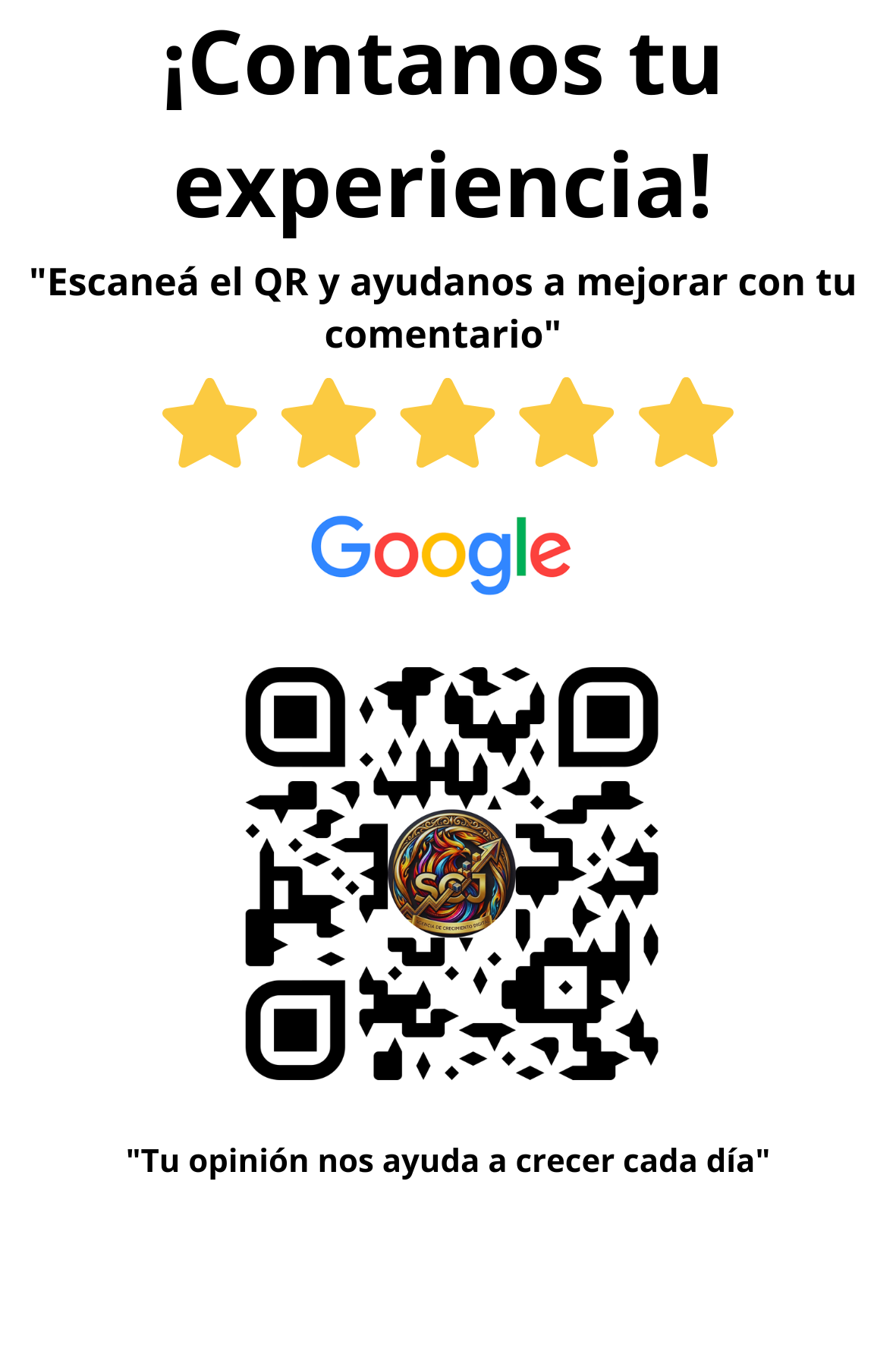 Placa QR para reseñas en Google Maps de SEOJAVIER